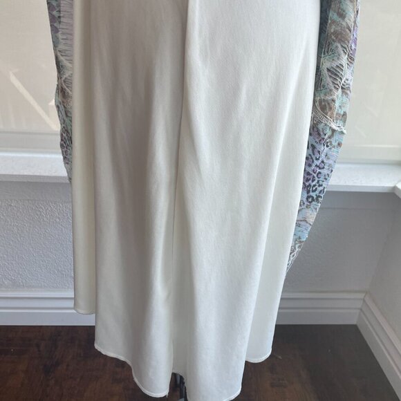 Dressbarn multicolored Midi Assymetrical Sleeveless Dress, Size 14 - Picture 9 of 11